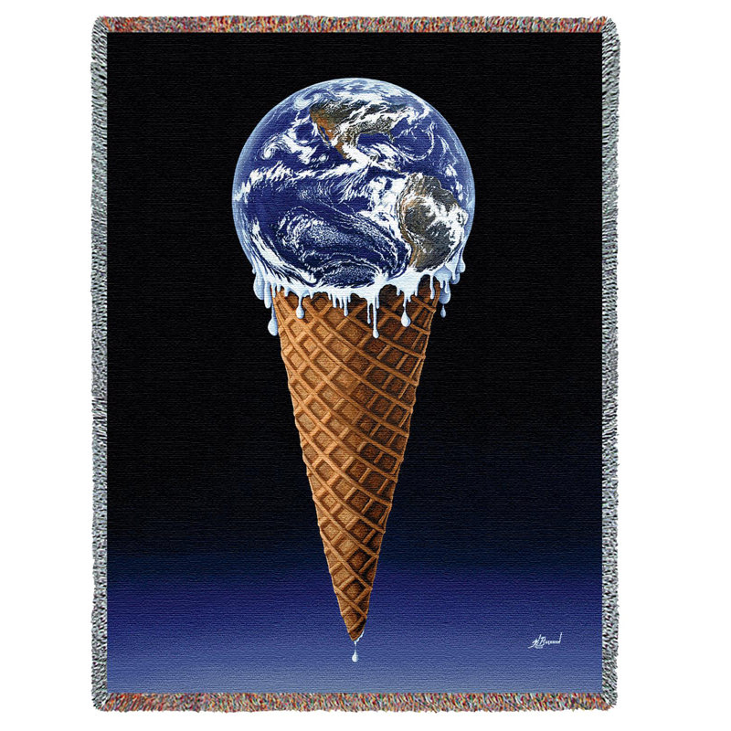 Couverture « Savor it » de Pure Country Weavers par Kurt C Burmann - Jeté tapisserie fantaisie en coton - Fabriqué aux États-Unis (72 x 54)