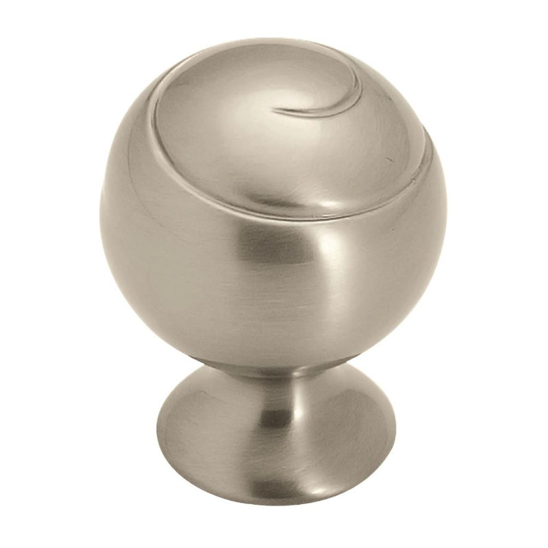 Poignée ovale 1 3/8 po Allison, Nickel satiné, 1.125"