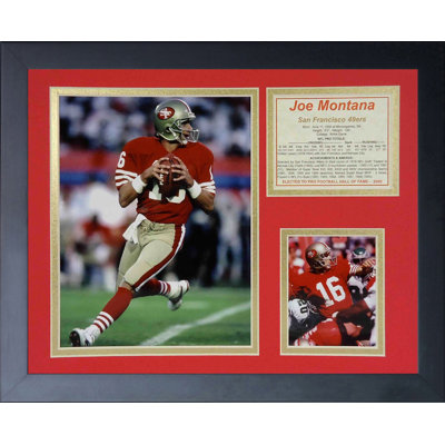 Joe Montana Home Framed Memorabilia