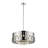 Gagnon 6 - Light Steel Dimmable Drum Chandelier
