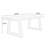 Light Brown Rectangular Solid Wood Dining Table-1022816267