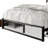 Full Metal Platform Bed With Storage In Brown-1699440184-1699440187