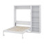 Grand lit caché pour plus d'espace avec tablettes de rangement-1334678501