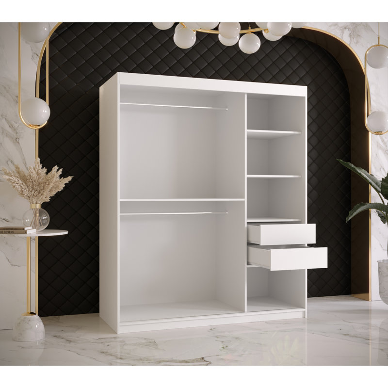 Stacie 70cm Solid Wood Drawer, White