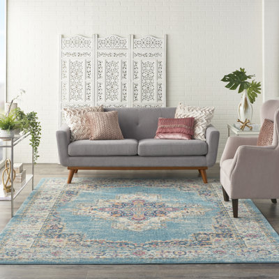 Passion Tufted Light Blue Rug