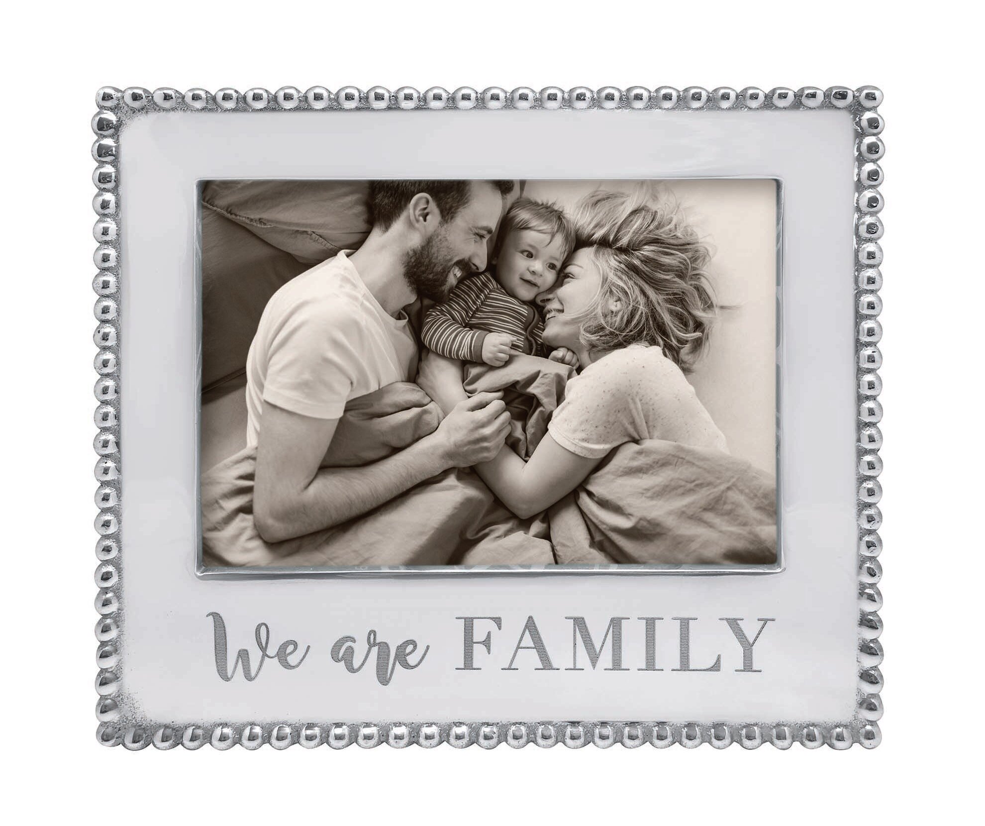 Mariposa We are Family Beaded Picture Frame | Wayfair