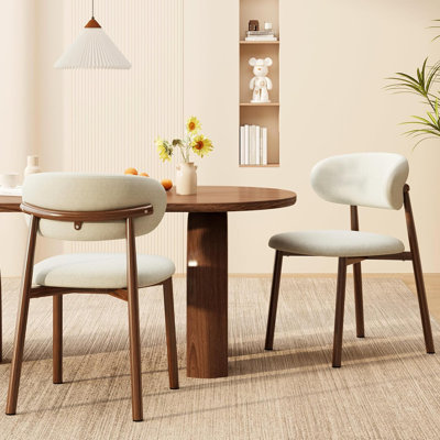 Ensemble de 4 chaises de salle à manger pour table de salle à manger de style Mid-Century