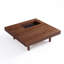 Table basse carrée en bois de 34,5 po Haven