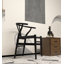Chaise en bois massif Gunnur-1718498321
