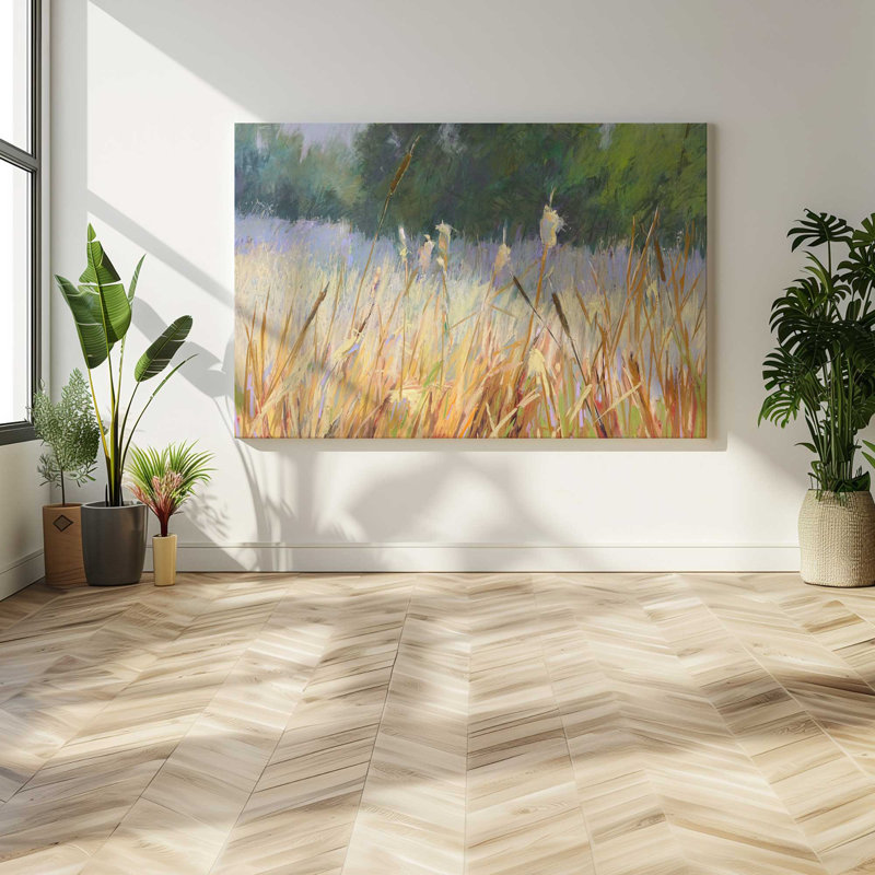 «Whispering Reeds», grande impression sur toile, H 36 po x l 54 po