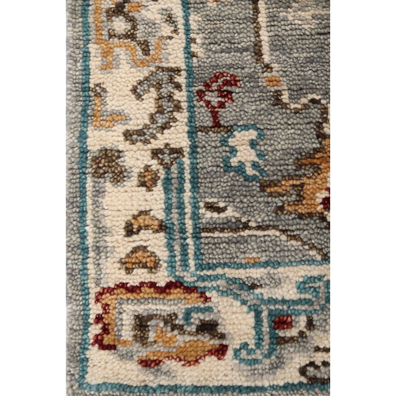 Oushak Oriental Area Rug in Gray
