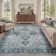 Machine Washable Oriental Floral Area Rug For Living Room, Bedroom