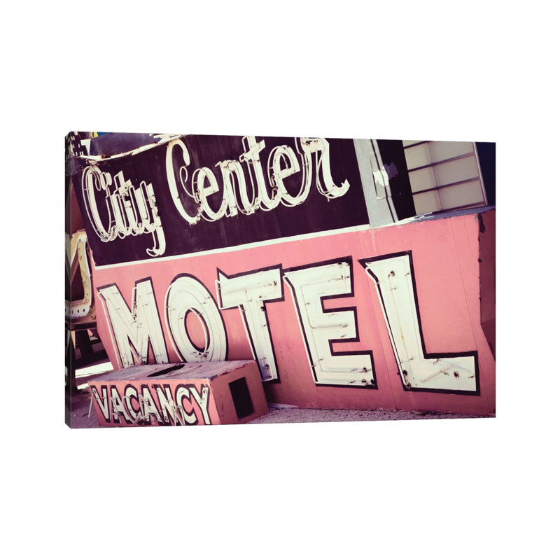 City Center Motel by Danita Delimont - Wrapped Canvas Gallery-Wrapped Canvas Giclée, 20.32 cm H x 30.48 cm W