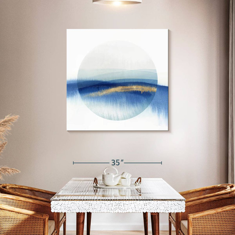 Indigo Eclipse II, 39" H x 39" W
