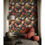 Papier peint floral hollandais, décoration murale amovible