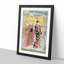Cherry-Blossom Viewing at Shinobazu Pond by Torii Kiyonaga - Framed Print-55621322-55621325
