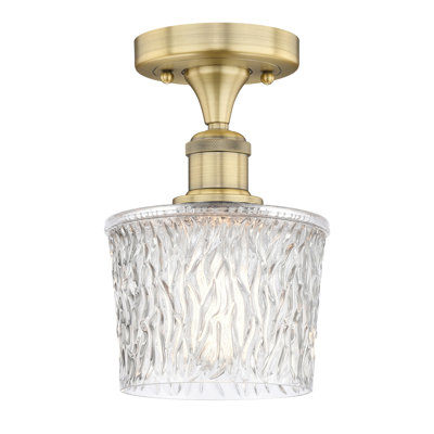 Thoa Glass Semi Flush Mount