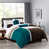 Teal/Beige/Brown