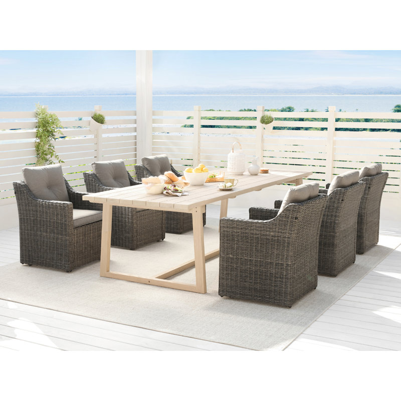 Fauteuil de salle à manger extérieur War War