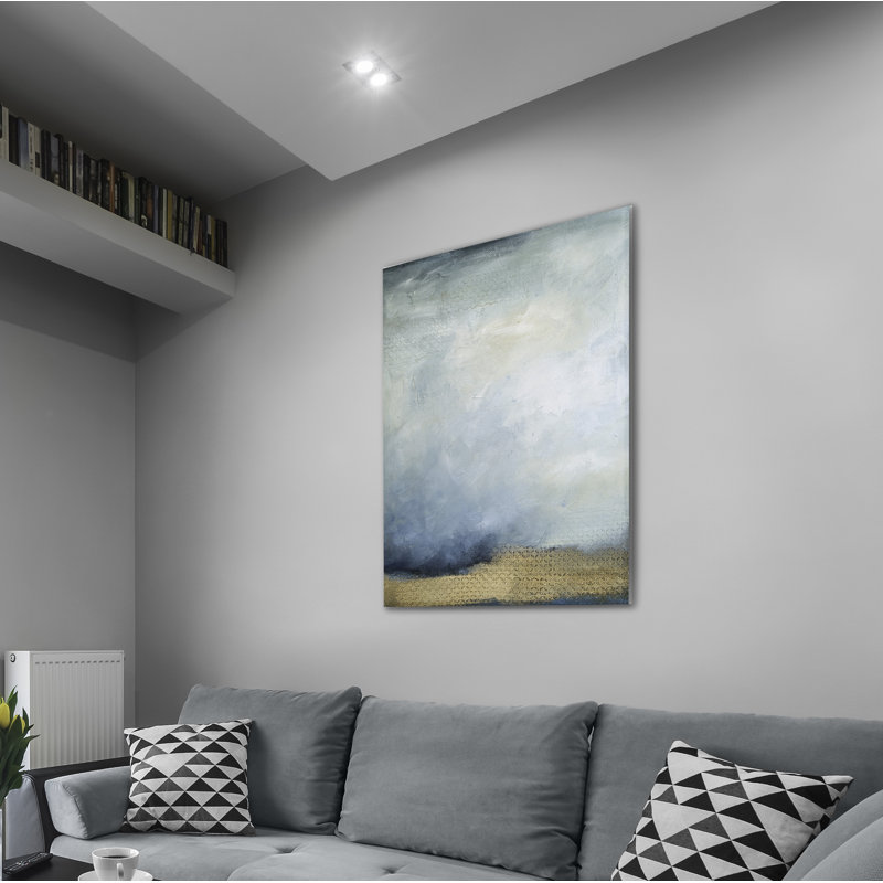 « impression i », reproduction sur toile tendue, H 16 po x l 20 po x P 1,5 po
