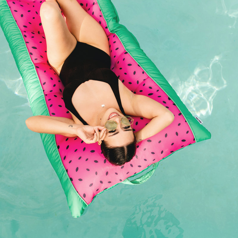 Flotteur et chaise longue Big Joe Kona, Vert melon d'été