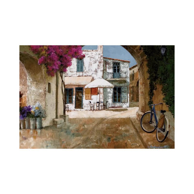 Picking Up Flowers by Gilles Archambault - Wrapped Canvas Painting