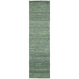 Jaipur Living Origin SAG08 Handknotted Solid Teal and Green Area Rug (6'x9')