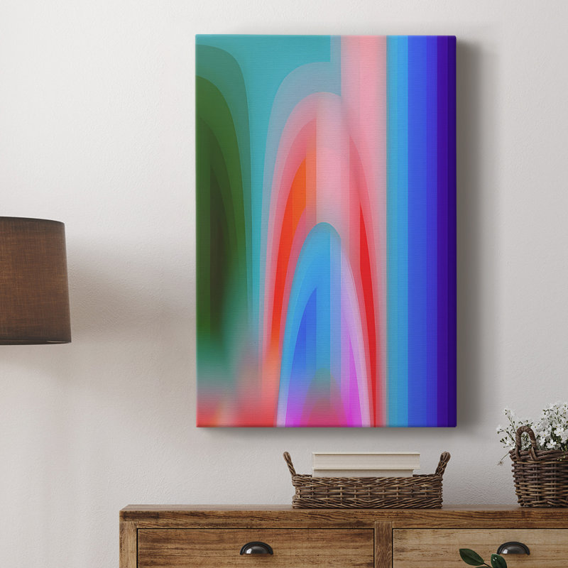 Groovy Prism Gradients I - Custom Cavra Gallery, H 60 po x l 40 po