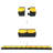 vidaXL Cable Protector Ramp 2 Channels Rubber 40.0 "