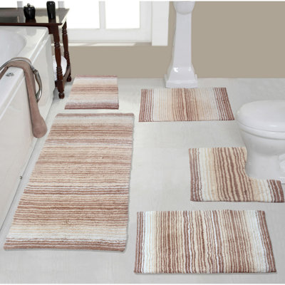 Ensemble de tapis pour salle de bain 5 pièces Highlawn
