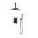 Ceiling Mounted Shower System Combo Set With Handheld And 16"Shower Head