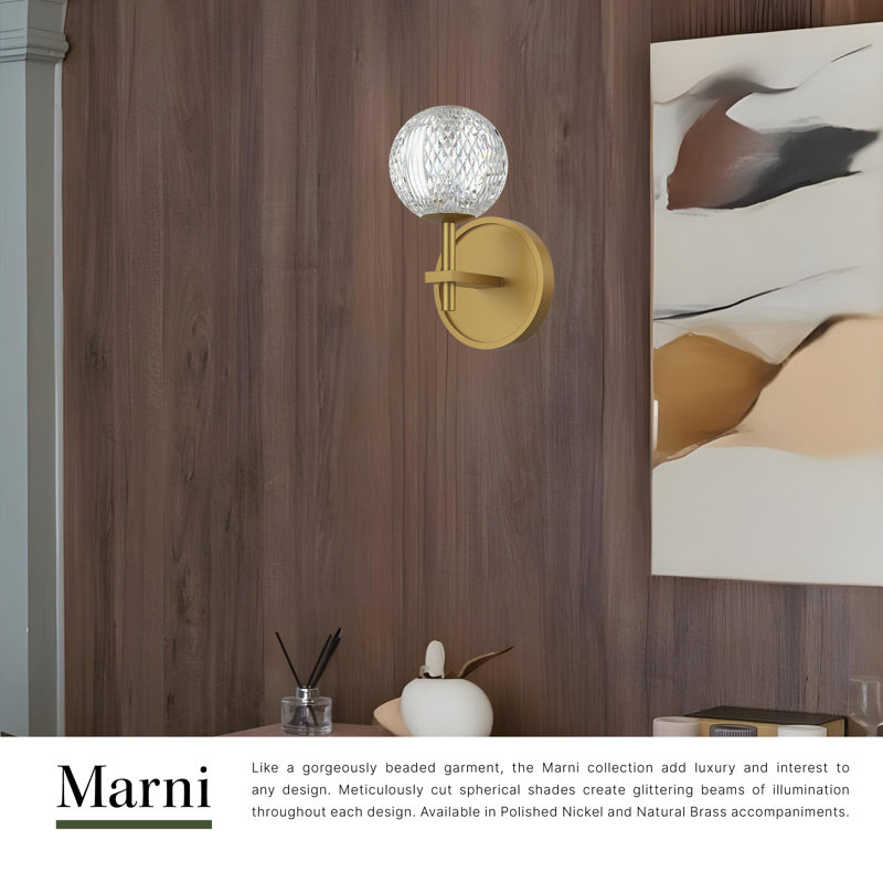Marni 1 - Light LED Bath Sconce