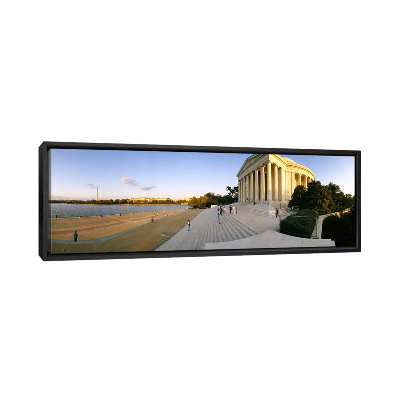 «Jefferson Memorial, Potomac River, Washington, DC», reproduction de photo sur toile, H 16 po x l 48 po x 1,5 po