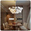 Lustre 40 lumières à feuilles de ginkgo 40 "en céramique 40"-1353392881