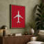 Overhead Aircraft Minimalist - Wrapped Canvas-951052770-951052772