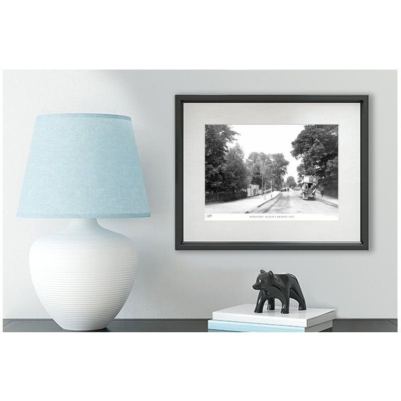 Romford, Black's Bridge 1921 by Francis Frith - Single Picture Frame Print, 28cm H x 36cm W x 2.3cm D