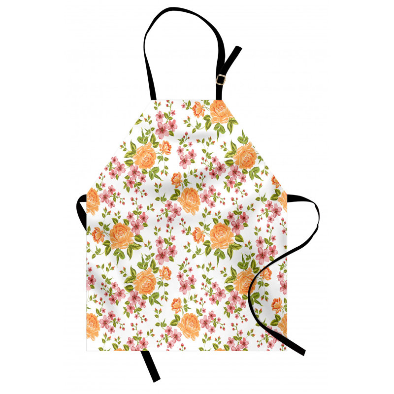 Tablier à fleurs dépilée