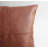 Embroidered Faux Leather Reversible Pillow Cover-1507533949