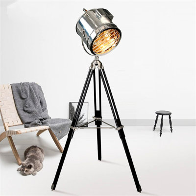 Stephen 67'' Black Tripod Floor Lamp