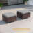 Patio Outdoor Furniture Set Rattan Coversation Seating Set Thickening Cushions With 3-Seater, Ottomans for Lawn, Poolside-1473036299-1473036308