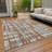 Machine Washable Indoor/Outdoor Chantille Paprika Rug-1218366852