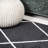Birute Minimalist Diamond Trellis Black/White Rug-713598303