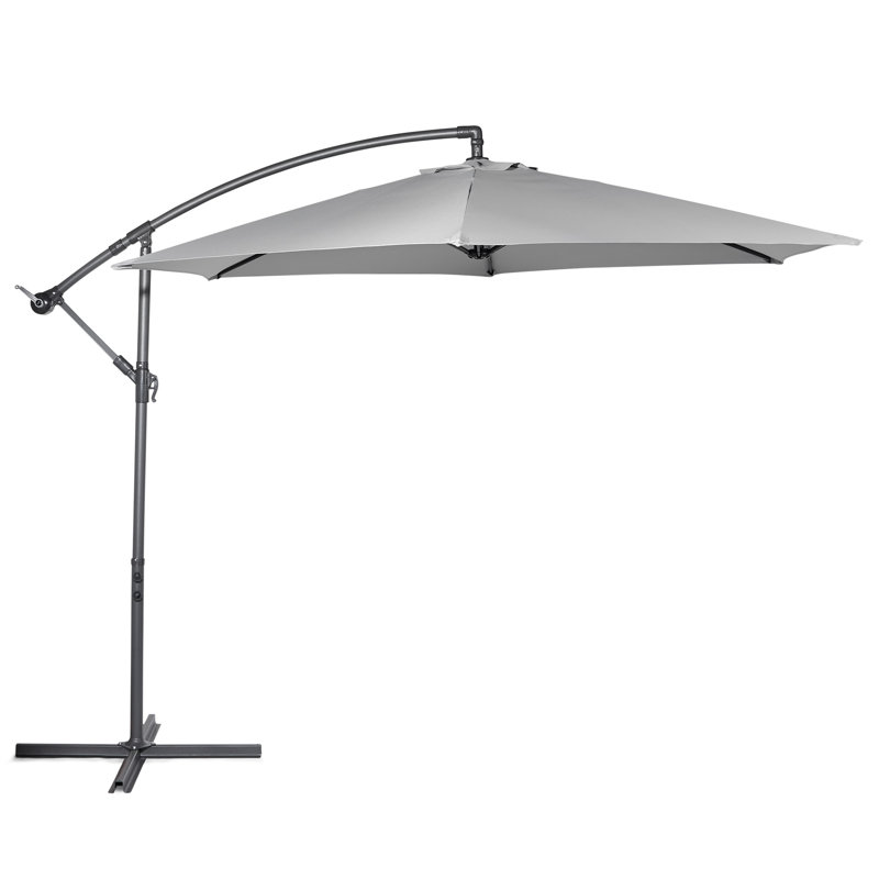 VonHaus Banana Parasol 3M Grey, Grey, Grey