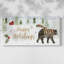 Collection Woodland Christmas - toile tendue avec châssis - prête à être accrochée