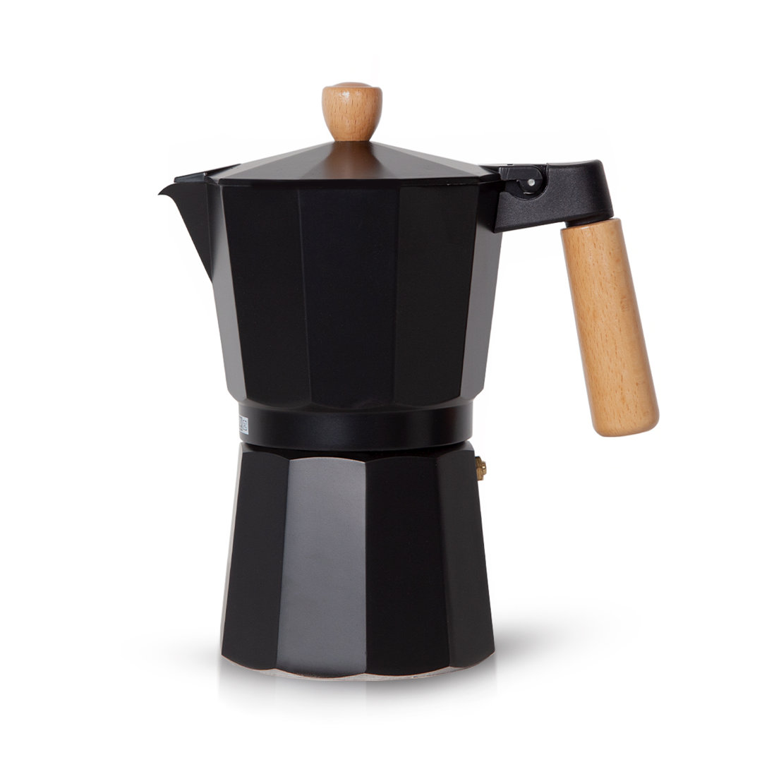 Royalford Italian Espresso Coffee Maker Stovetop Moka Pot (6 Cups/300ML)Traditional