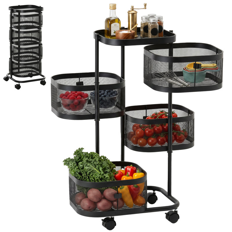 77cm H x 33cm W Utility Cart
