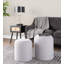 Repose-pieds rond avec rangement 15,5 po Alvena-704983552