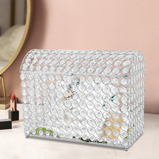 Boîte pour carte de mariage avec serrure à cœur