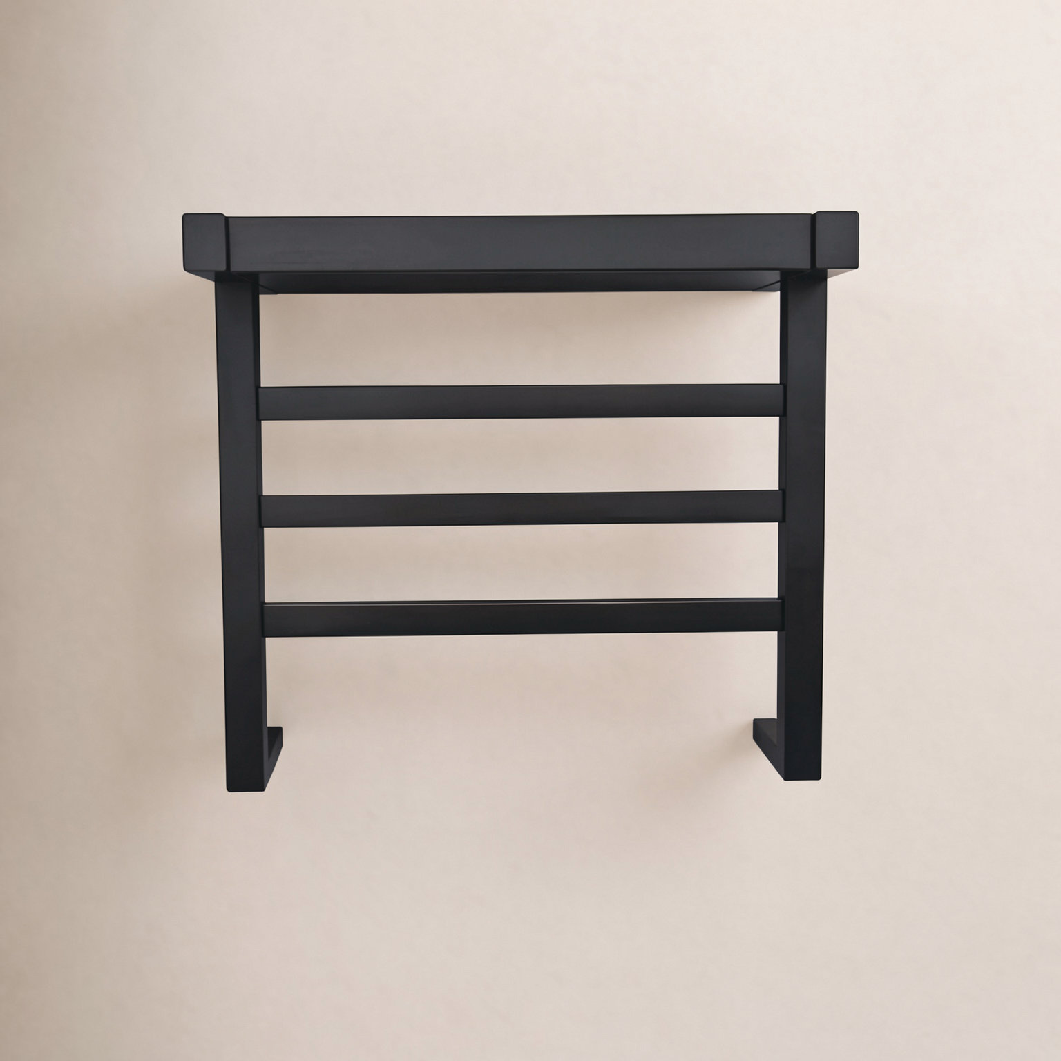 Markus Stainless Steel Towel Rack with Shelf