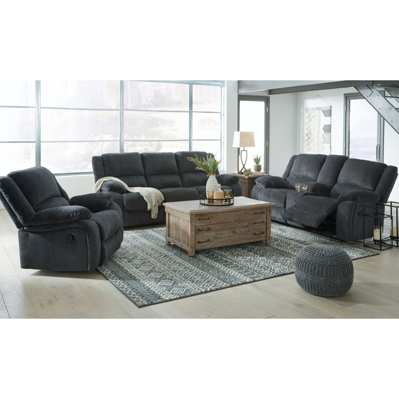 Dametris 3 - Piece Living Room Set, Gray